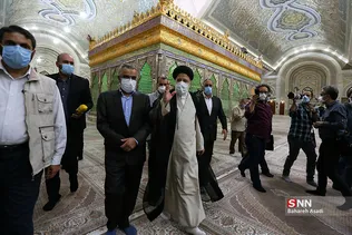 تجدید میثاق ابراهیم رئیسی با امام خمینی (ره) و شهدا
