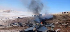 سقوط جنگنده ارتش در همدان/ خلبانان نجات یافتند