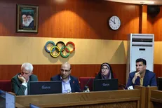 نشست تخصصی مسئولین کمیته ملی المپیک و وزارت ورزش با فدراسیون‌های کشتی، بدمینتون، دوومیدانی و فوتبال برگزار شد