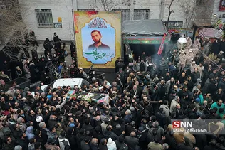 تشییع و تدفین شهید مدافع وطن محمد حسین حدادیان