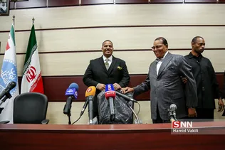 سخنرانی رهبر مسلمانان آمریکا در دانشگاه تهران
