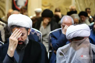 مراسم اربعین شهید علی لاریحانی در مسجد امام صادق(ع)