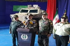خودروی پیشرفته زرهی ضدمین و ضدکمین «رعد» رونمایی شد