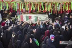 تشییع پیکر شهدا در قم