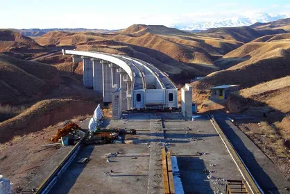 ریل گذاری ۱۵۰ کیلومتر از راه آهن اردبیل به میانه