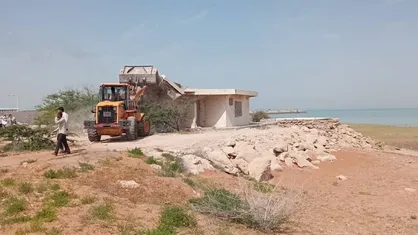 آزادسازی کامل حریم دریا در جزیره قشم / بیش از یک میلیون و ۷۰۰ هزار متر مربع رفع تصرف شد