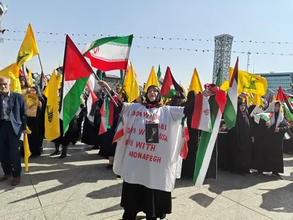 ندای &laquo;مرگ بر اسرائیل&raquo; در اجتماع حمایت از وعده صادق ۲ طنین انداز شد+فیلم
