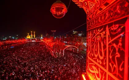 حال و هوای کربلای معلی در در شب پنجم محرم الحرام + فیلم