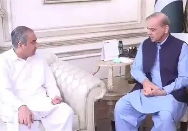 دیدار وزیر کشور پاکستان با شهباز شریف پیش از سفر به تهران