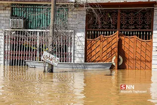 جاری شدن سیل در  استان گلستان