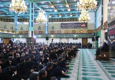 برگزاری مراسم عزاداری شام غریبان شهدای کربلا با حضور رئیسی