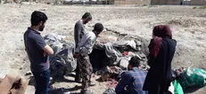 جهادگران دانشجوی دانشگاه اصفهان در ایام نوروز به مردم «حصه» خدمت رسانی می‌کنند
