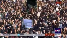 در آسمان مشهد طنین‌انداز شد: «این همه لشکر آمده به عشق رهبر آمده»