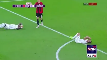 خلاصه نیمه دوم بازی فوتبال پرسپولیس و الریان/ پرسپولیس 1الریان 1