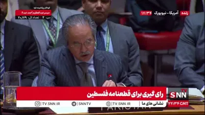 نماینده پاکستان: قطعنامه رای اورده درباره فلسطین نباید علیه فلسطینی ها انجام شود و حق آنها در تعیین سرنوشتشان باید رعایت شود