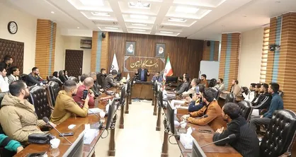 برگزاری نشست دانشجویان بین&zwnj;الملل نو ورود دانشگاه لرستان با رئیس دانشگاه