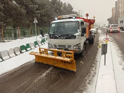 ناوگان برف&zwnj;روبی تهران آماده باش است