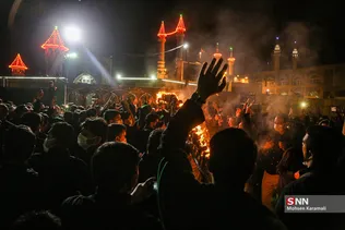 مراسم مشعل گردانی در قم