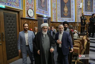 مراسم اربعین سرداران شهید حاج قاسم سلیمانی و ابومهدی المهندس در قم 