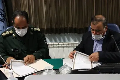 تفاهم&zwnj;نامه همکاری علوم پزشکی یزد و سپاه الغدیر برای مقابله با کرونا امضا شد