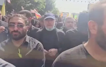 حضور محمدباقر قالیباف در مراسم باشکوه تشییع پیکر شهدای اقتدار ایران