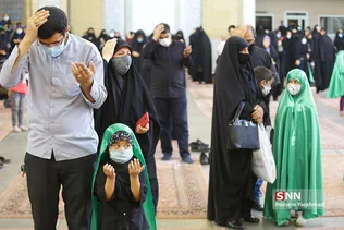 سوگواره ریحانه الحسین(ع) در حرم بانوی کرامت 