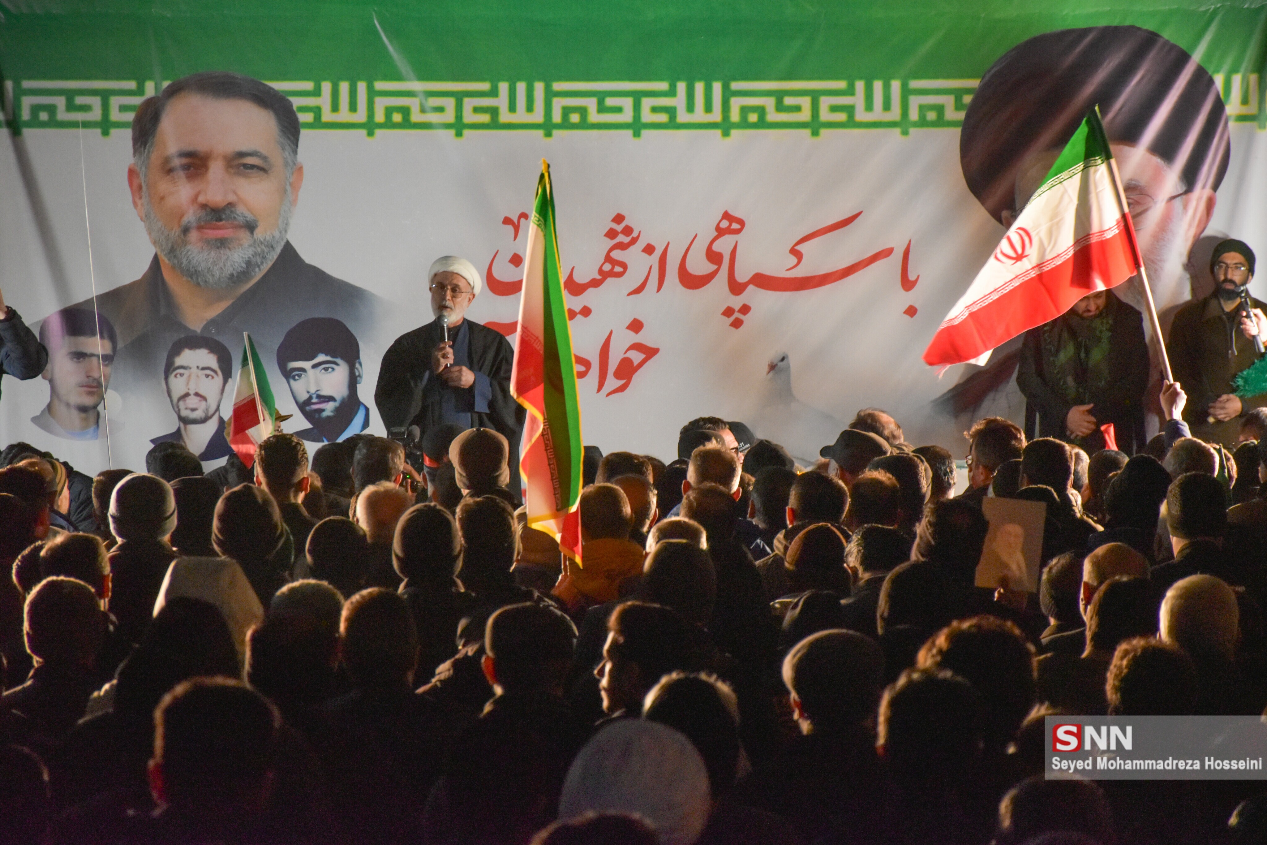 عکس وداع شهید رئیسی
