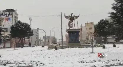یاسوج سفیدپوش شد/تداوم بارش برف تا عصر امروز+فیلم