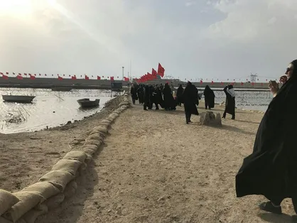 زائران دانشجوی زرندی از کانال کمیل بازدید کردند