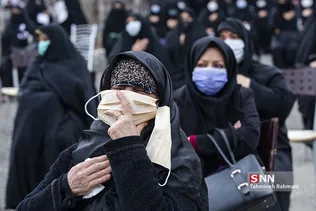 تشییع شهدای گمنام در محله حکیمیه تهران