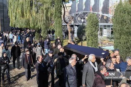 تشییع پیکر شهلا ریاحی