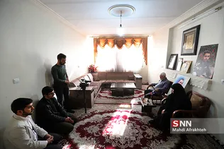 دیدار با خانواده شهید جواد تیموری