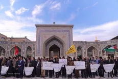 تجمع دانشجویان مشهد با هدف انزجار از استکبار جهانی صورت گرفت