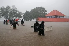 بارندگی در هند ۴۵ کشته برجا گذاشت