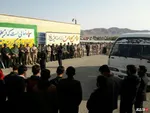 اهدای گل به سپاه چالدران