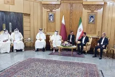 امیر قطر وارد تهران شد