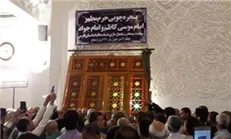 پنجره‌ جدید حرم امامین جوادین(ع)  + عکس