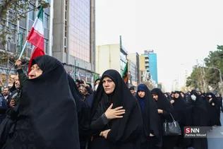 آیین تشییع و تدفین شهید گمنام در دانشگاه خوارزمی