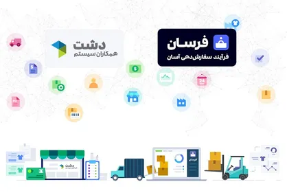 سفارش دهی آسان و سریع به تامین کنندگان کالاها برای فروشگاه&zwnj;داران