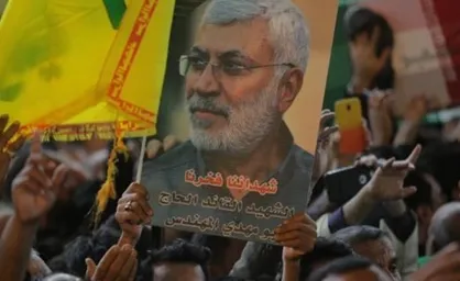 پیکر شهید &laquo;ابومهدی المهندس&raquo; به نجف رسید