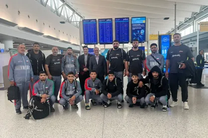 کاروان تیم ملی کشتی فرنگی وارد آمریکا شد