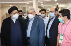 بازدید آیت الله رئیسی از نمایشگاه اینوتکس ۱۴۰۰ در پردیس