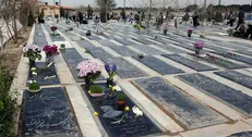 وضعیت بهشت زهرای تهران در روز اول اردیبهشت ۱۴۰۰