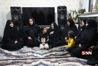 دختر پزشکیان به دیدار خانوادهٔ شهید رحیم&zwnj;پور رفت+تصاویر
