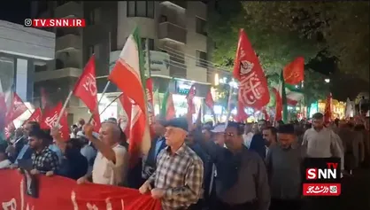 مرگ بر آمریکا و مرگ بر اسرائیل شعار دائمی مردم شهرکرد در راهپیمایی&zwnj;های شبانه + فیلم