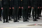 وداع با شهید مصطفی نامور در صبحگاه مشترک نیروهای مسلح قم

