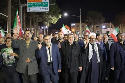 مراسم گرامیداشت شهید دکتر لاریجانی در دامغان + فیلم