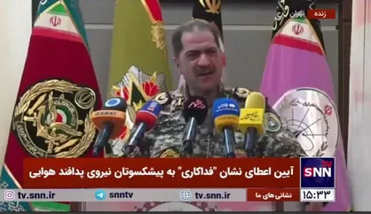 فرمانده نیروی پدافند هوایی ارتش: اگر ایثارگری&zwnj;ها و نیرو&zwnj;های خلاق پدافند هوایی نبود هرگز موفقیت&zwnj;های دوران دفاع مقدس محقق نمی&zwnj;شد