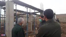 اعضای بسیج دانشجویی دانشگاه صنعتی همدان از پروژه‌های عمرانی بازدید کردند