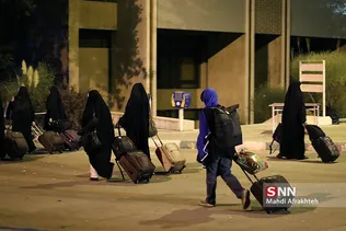 مراسم بدرقه جهادگران دانشگاه تهران